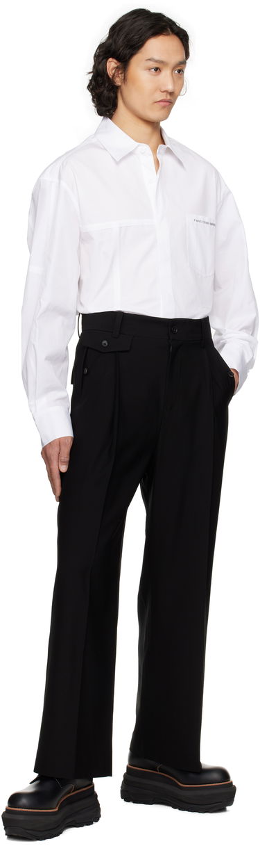 Skjorte Feng Chen Wang Feng Chen Wang Paneled Shirt Hvid | FUS19SR21, 4