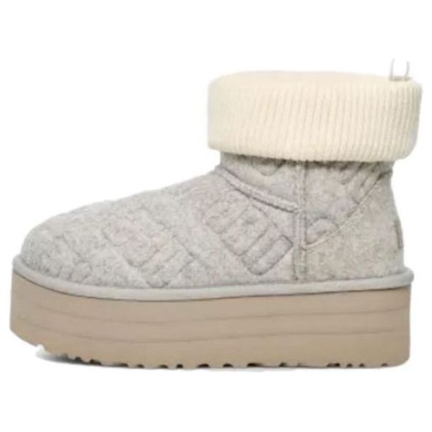 Sneakers og sko UGG Classic Mini Platform Boots Grå | 1144047-GREY, 0