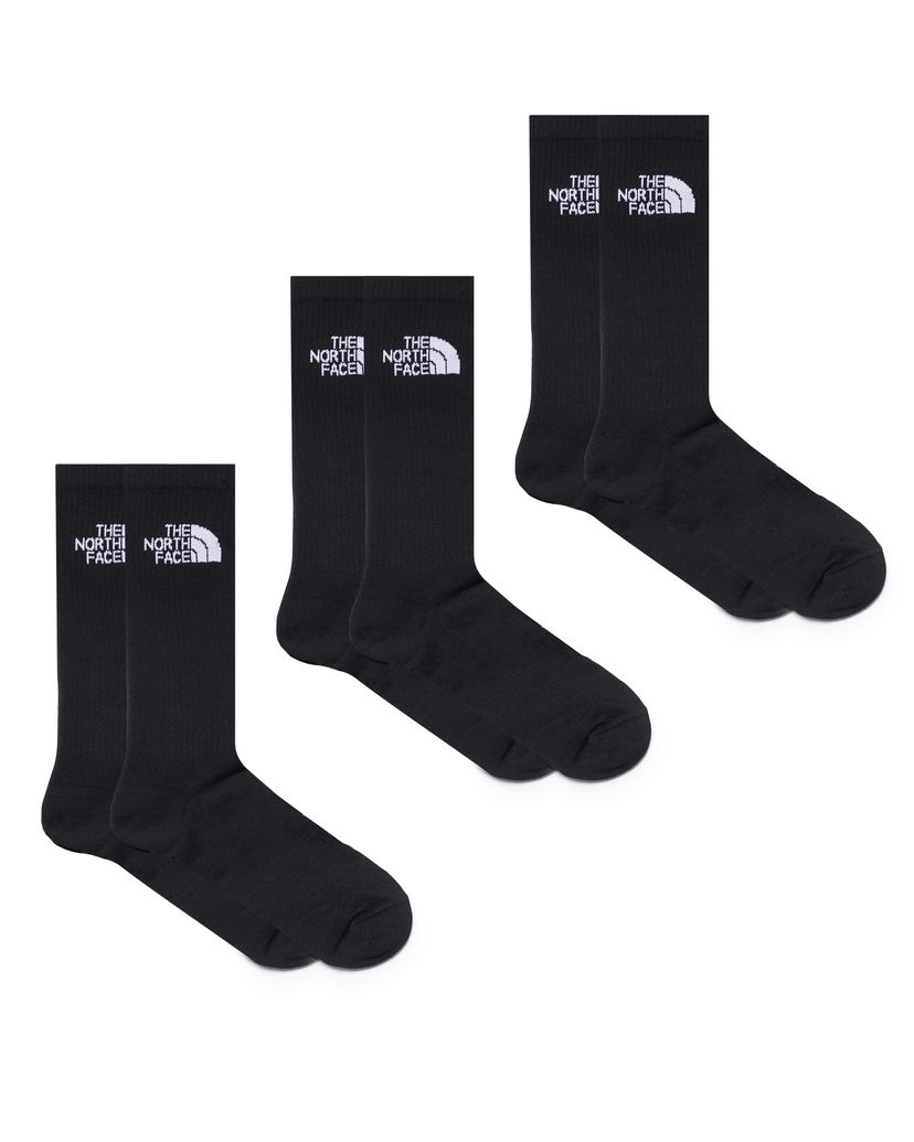 Sokker The North Face Multi Sport Cush Crew Sock 3-Pack Sort | NF0A882HJK31