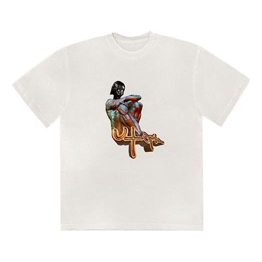 T-shirt Cactus Jack by Travis Scott Travis Scott Utopia B1 Graphic Tee Hvid | TSUT-BS06, 0
