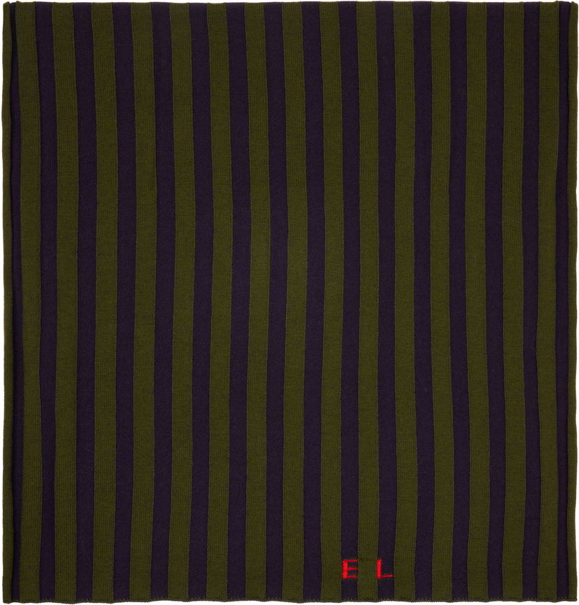 Tørklæde Eckhaus Latta Eckhaus Latta Keyboard Striped Knit Scarf Lilla | 8256-EL-PF25-M -