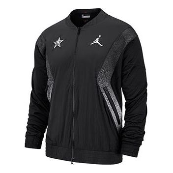 Bomberjakke Jordan Air Jordan 2019 All Star Jacket Sort | AJ8954-010