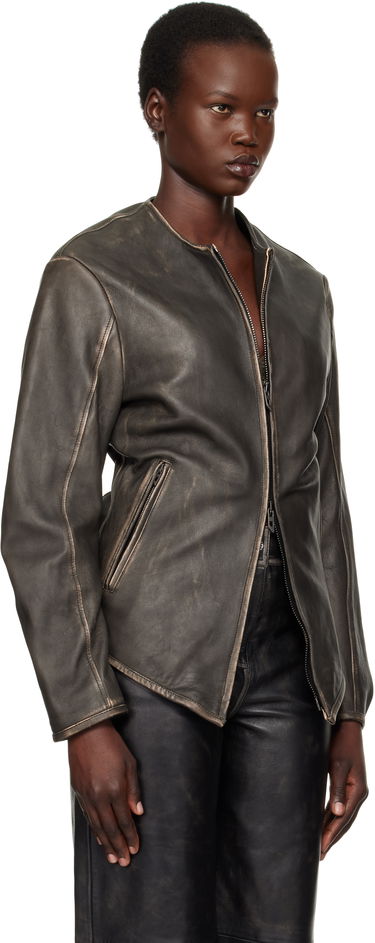 Jakke Diesel Leather Jacket Sort | A15873 0EGBL, 1