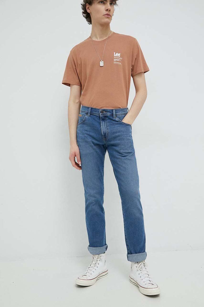 Jeans Wrangler Texas Slim 822 Mørkeblå | W12S84Z89, 0