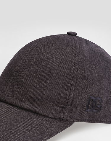 Kasket Dolce & Gabbana Dolce & Gabbana Chevron Flannel Baseball Cap Grå | GH886ZFCTABS8030, 2