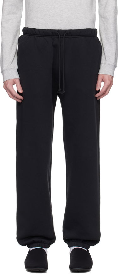 Joggingbukser SKIMS SKIMS Fleece Lounge Relaxed Sweatpants Sort | PT-JOG-8451M-WASHED ONYX, 0