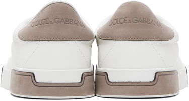 Sneakers og sko Dolce & Gabbana Portofino Yacht Calfskin Hvid | A20190A66788S375, 4