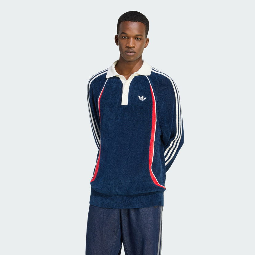 Polo skjorte adidas Performance Teamgeist Retro Remix Polo Shirt Blå | KR7657