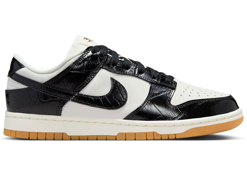 Sneakers og sko Nike Dunk Low LX Black Croc W Sort | FJ2260-003