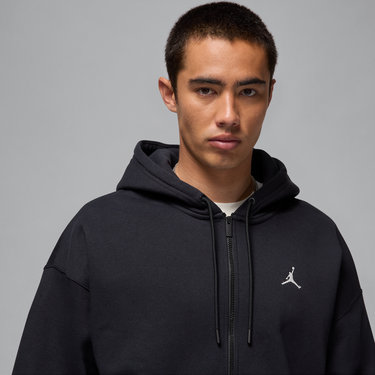 Sweatshirt Jordan Jordan Brooklyn Fleece Full-Zip Hoodie Sort | IB7231-010, 4