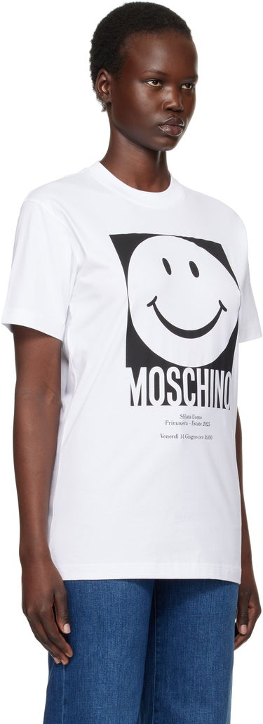 T-shirt Moschino Smiley Graphic T-shirt Hvid | J071605411001, 1