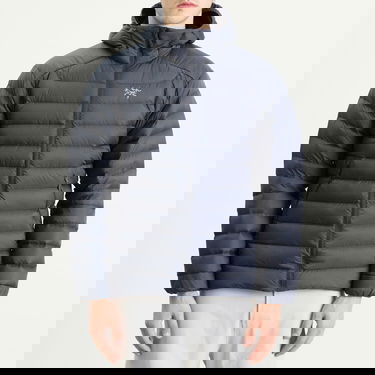 Puffer jakke Arcteryx Cerium Hooded Down Jacket, Size Small Mørkeblå | X000010521-001280, 2