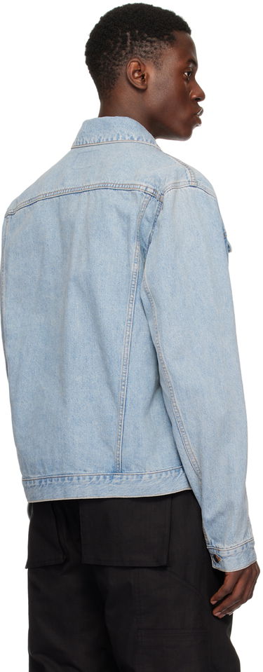 Jakke We11done We11done Embroidered Denim Jacket Blå | WD-DJ1-24-367-U-IC, 2