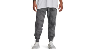 Joggingbukser Under Armour Rival Fleece Printed Grå | 1379777-025, 1