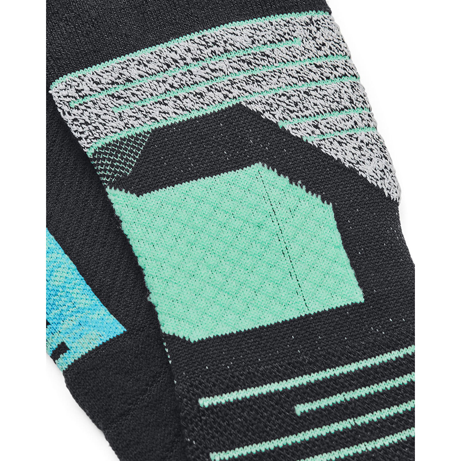 Sokker Under Armour Curry Playmaker Mid-Crew Black Sort | 1358779-005, 1