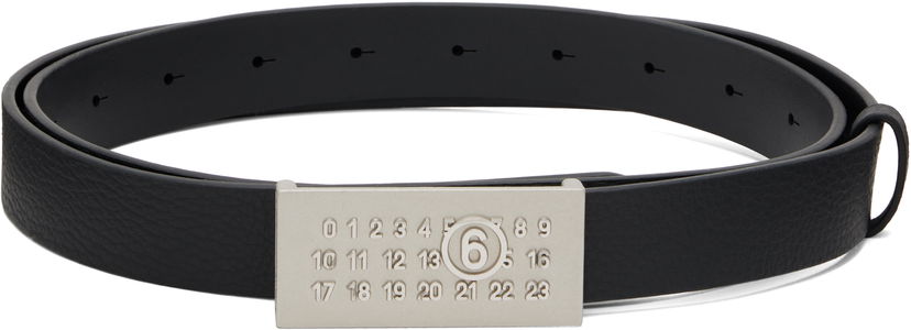 Bælter Maison Margiela MM6 Maison Margiela Numeric Belt Sort | SA6TP0010 P8332
