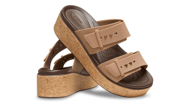 Sneakers og sko Crocs Brooklyn Cork Buckle Sandals Beige | 211252-2JJ, 1