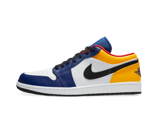 Sneakers og sko Jordan Air Jordan 1 Low "White Deep Royal Blue" Hvid | 553558-123
