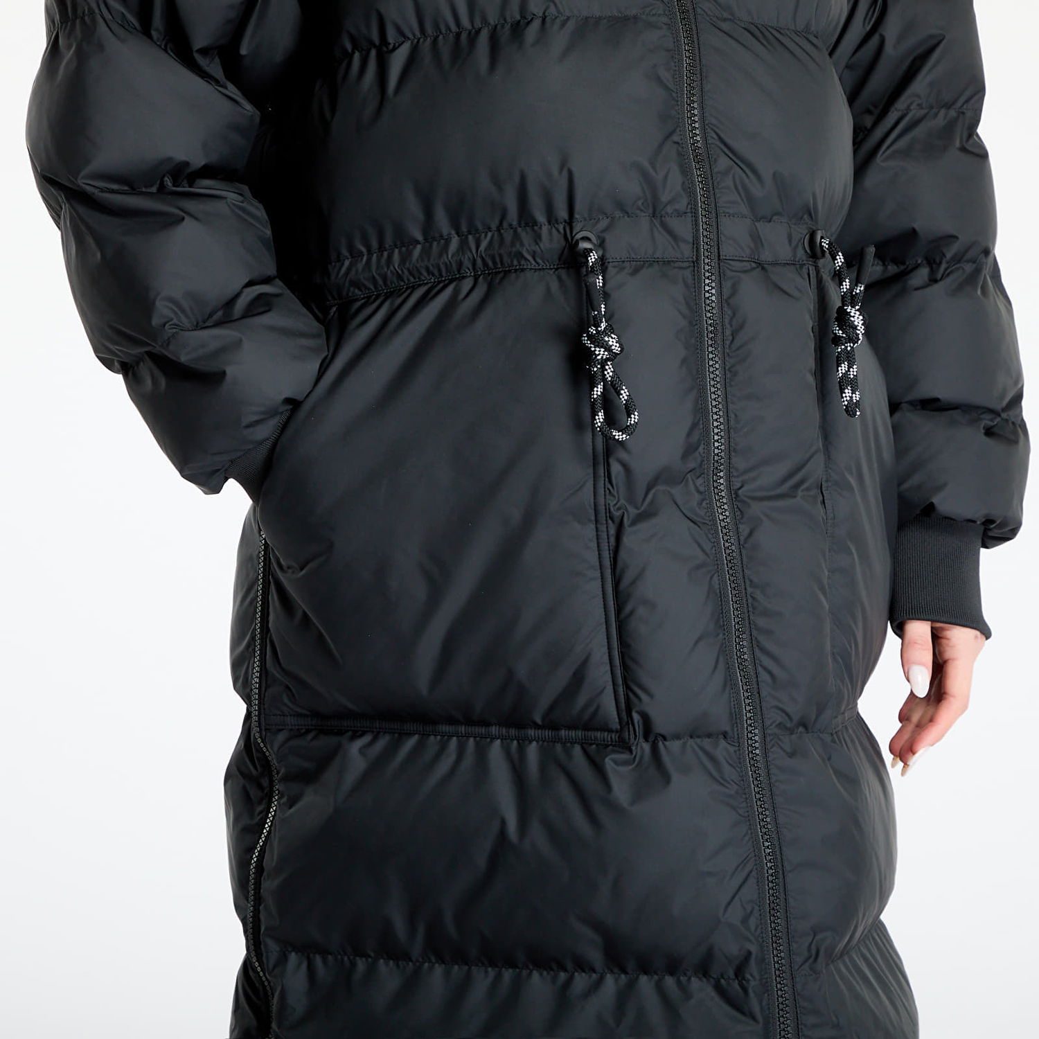 Puffer jakke adidas Performance Stella McCartney x Long Puffer Jacket Sort | IX3081, 1