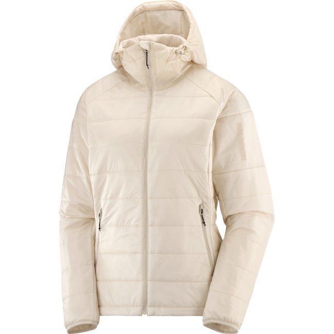 Puffer jakke Salomon Hooded Insulated Jacket Beige | LC2339900, 1