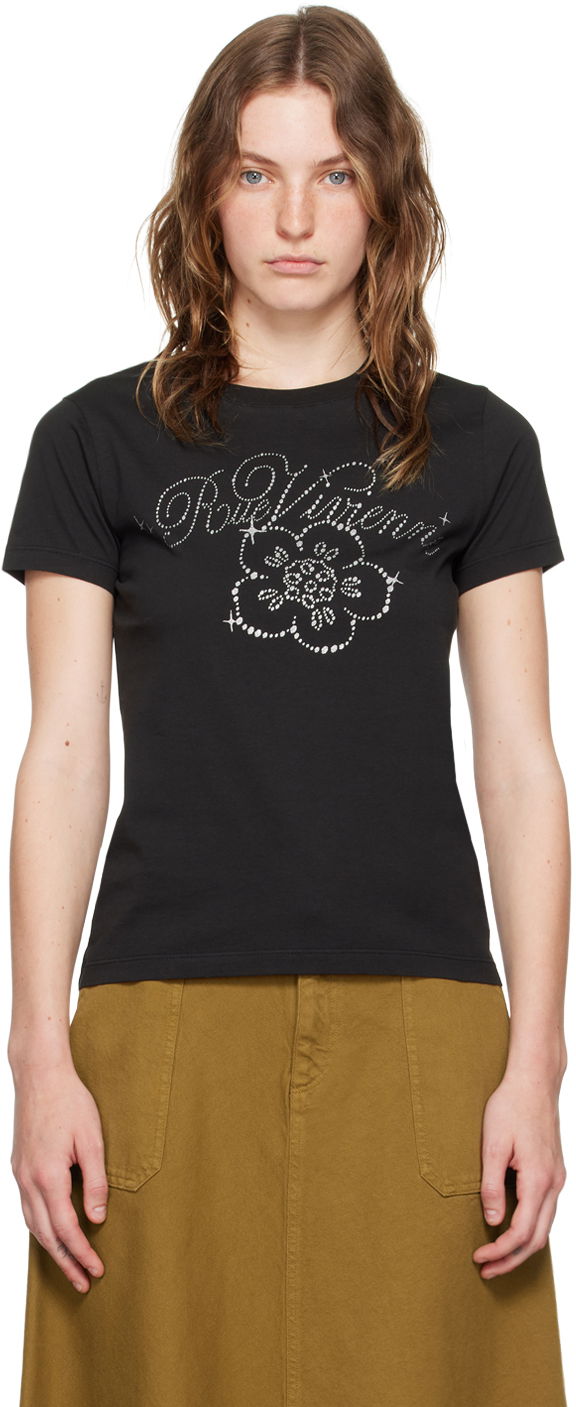 T-shirt KENZO Black Paris Constellation T-Shirt Sort | FE62TS1444SO