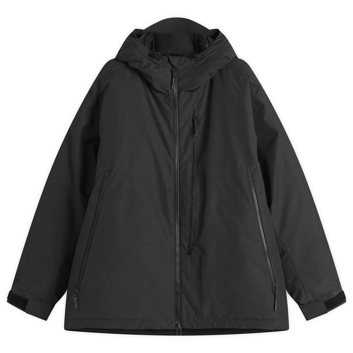 Puffer jakke Snow Peak FR 2L Hooded Insulated Down Jacket Sort | JK-25AU004-BLK, 1
