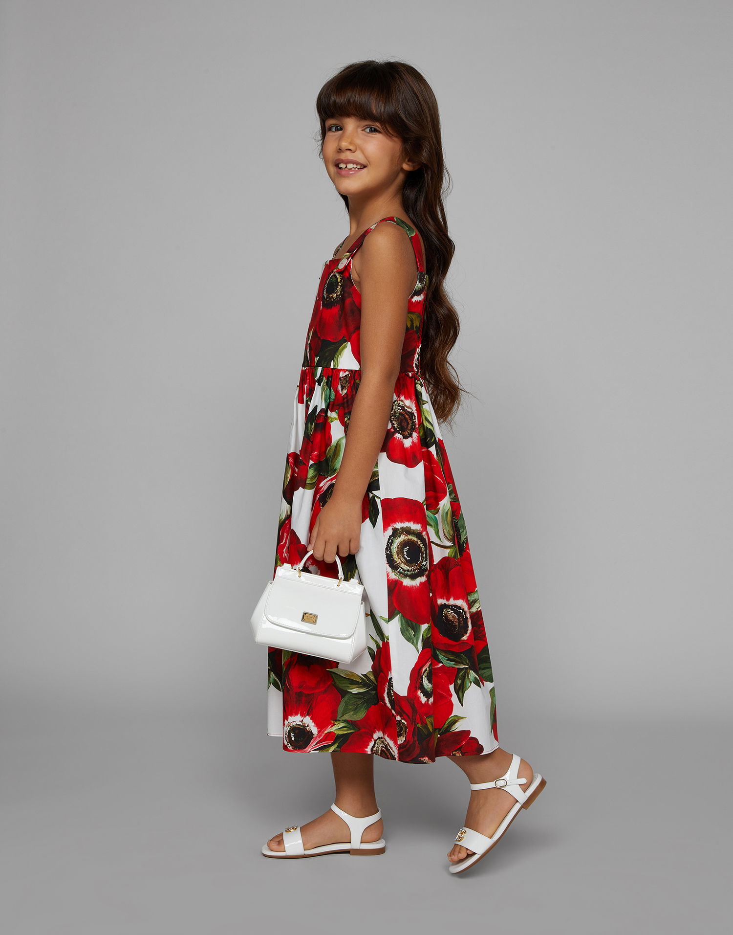 Håndtaske Dolce & Gabbana Dolce & Gabbana Mini Sicily Patent Leather Bag Hvid | EB0003A106787682, 1