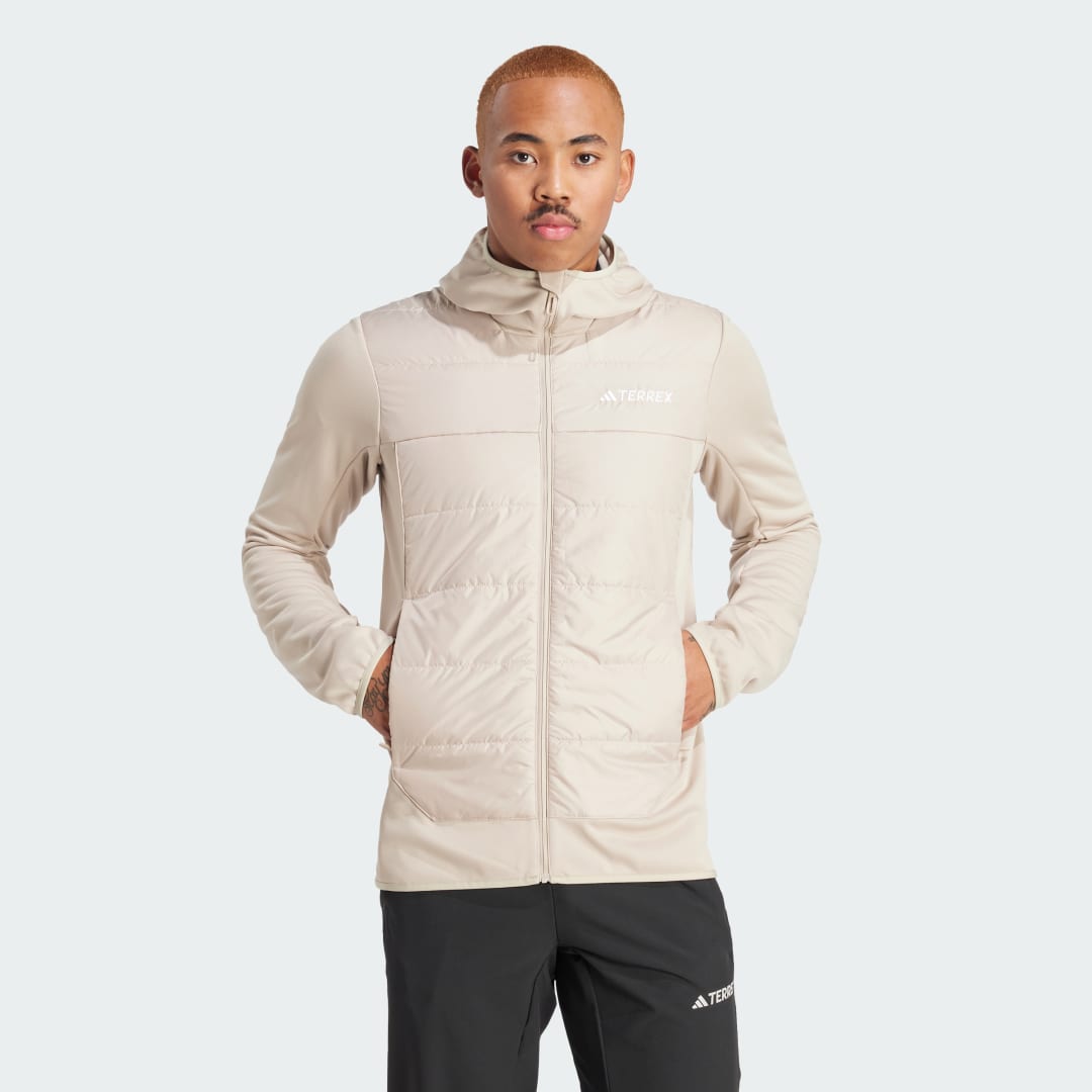Jakke adidas Performance Terrex Multi Hybrid Insulated Hooded Jacket Beige | IM8106, 1