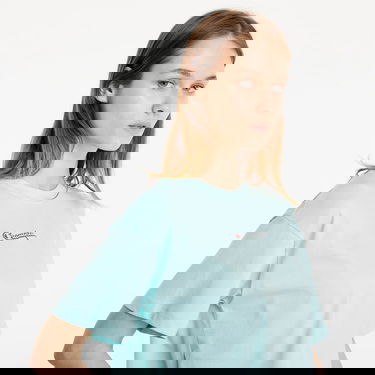 T-shirt Champion Rochester Logo Crop Top T-Shirt Turkis | 112652 S21 BS134, 4