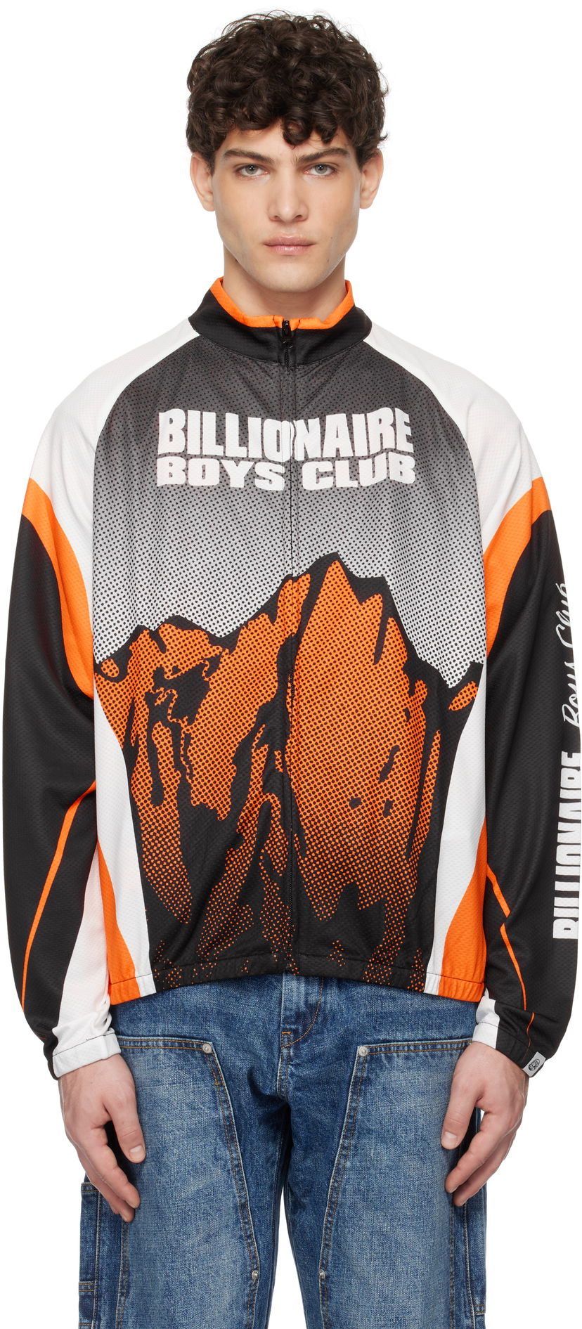 Vindjakke BILLIONAIRE BOYS CLUB Billionaire Boys Club Mountain Cycling Jacket Orange | B24458