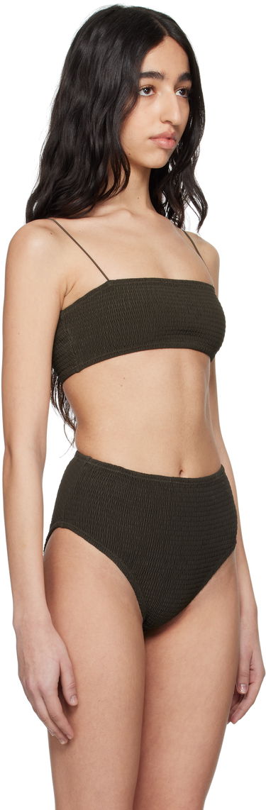 Badetøj TOTEME TOTEME Smocked Bikini Top Grøn | 242-WSW1079-FB0130, 1