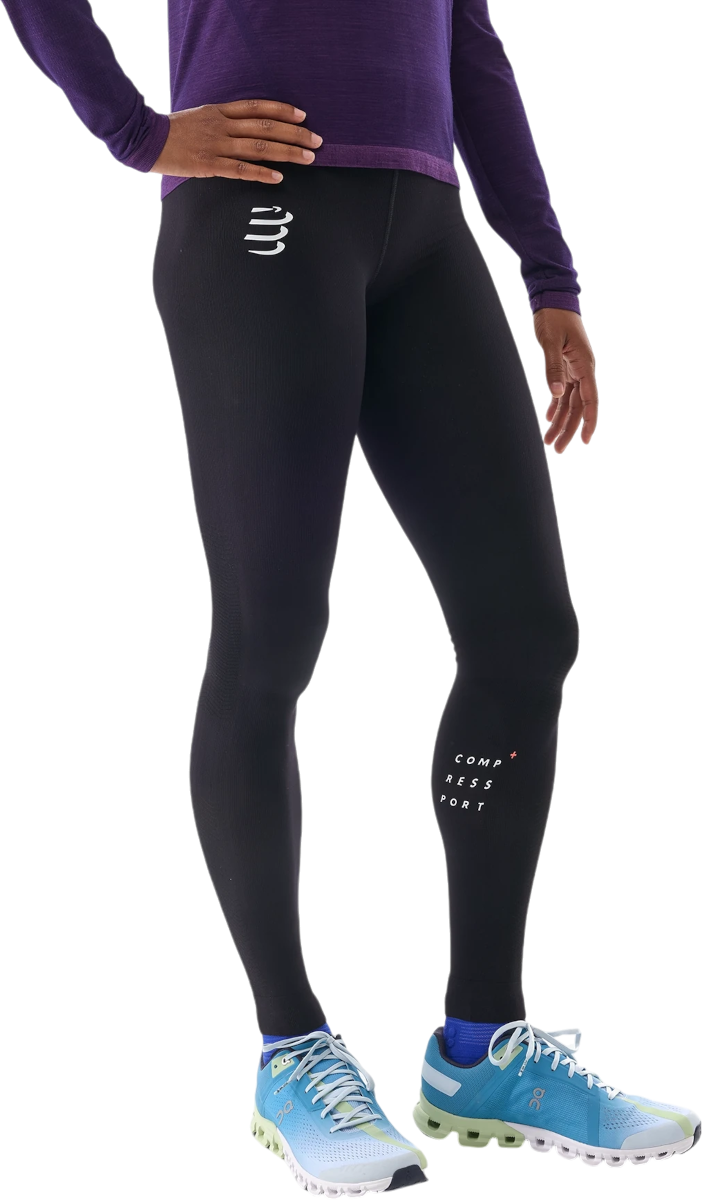 Leggings Compressport Under Control Full Tights Leggings Sort | atiw1999000l, 0