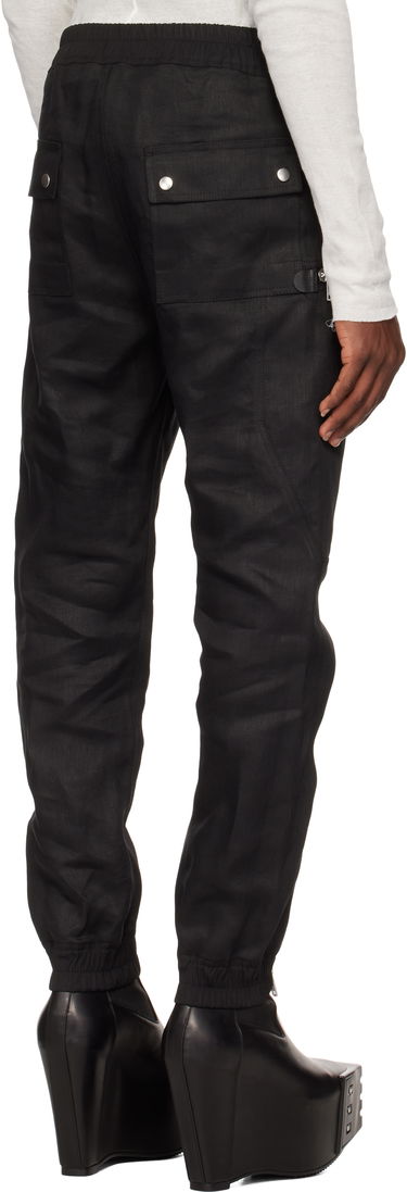 Cargo bukser Rick Owens Rick Owens Hollywood Bauhaus Cargo Pants Sort | RU01E5377 TWL, 2
