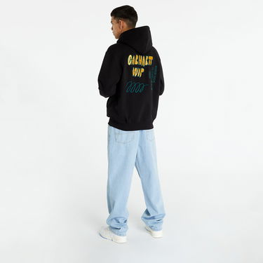 Sweatshirt Carhartt WIP Hooded Signature Sweat Black Sort | I032164.89XX, 4