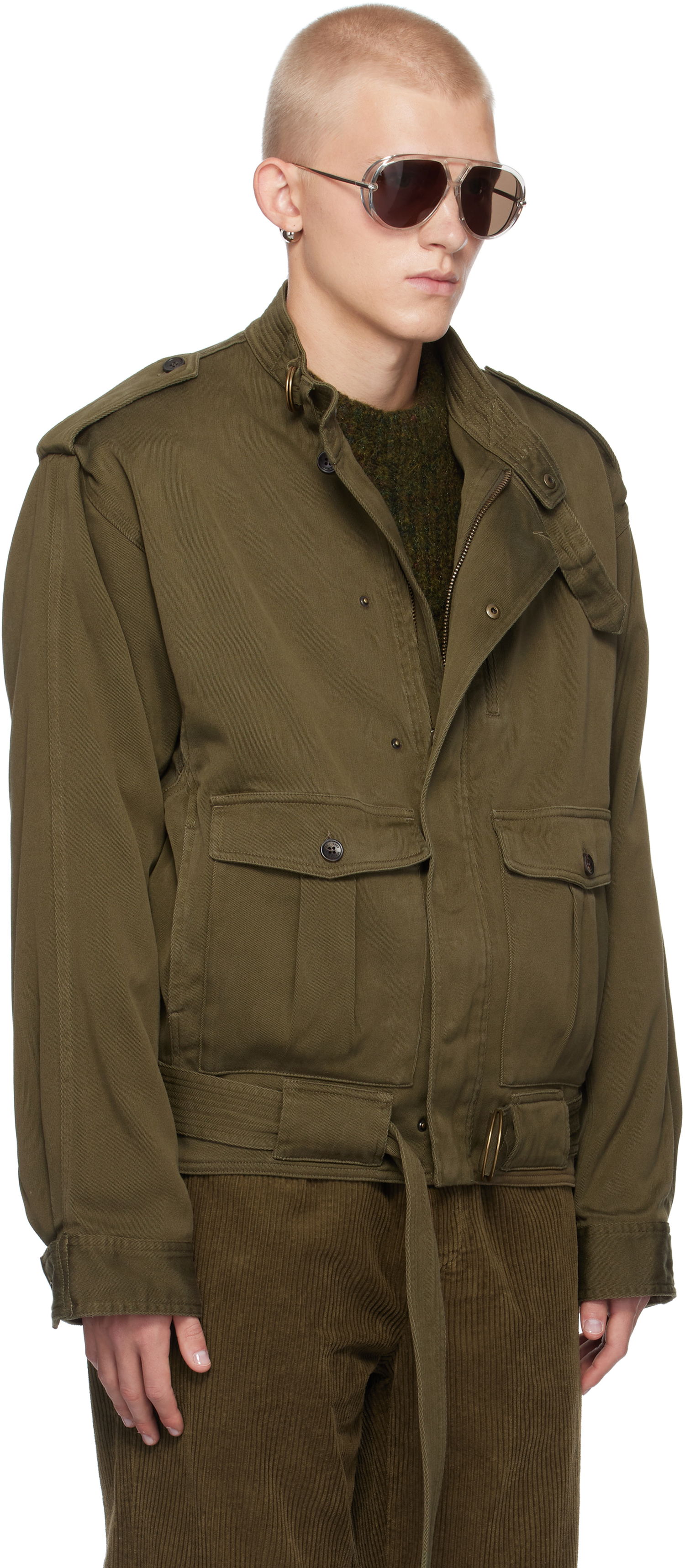 Jakke ISABEL MARANT Isabel Marant Tomei Military Style Jacket Grøn | VE0414HA-B4C03H, 1