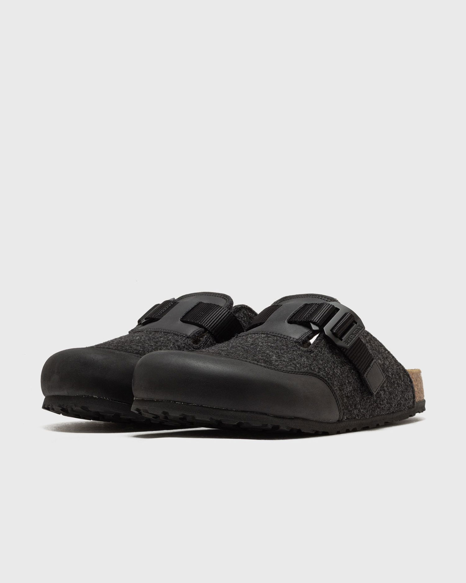 Sneakers og sko Birkenstock Boston Nova Felt Leather Textile Clog Grå | 1030159, 1