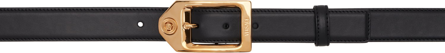 Bælter Versace Versace Medusa Biggie Leather Belt 3 CM Sort | 1018810_DVTP1, 0