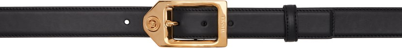 Bælter Versace Versace Medusa Biggie Leather Belt 3 CM Sort | 1018810_DVTP1