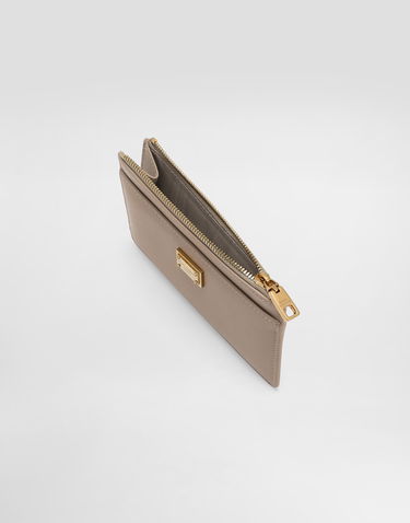 Tegnebog Dolce & Gabbana Dolce & Gabbana Plongé Calfskin Card Holder Beige | BI1261A9S258I399, 3