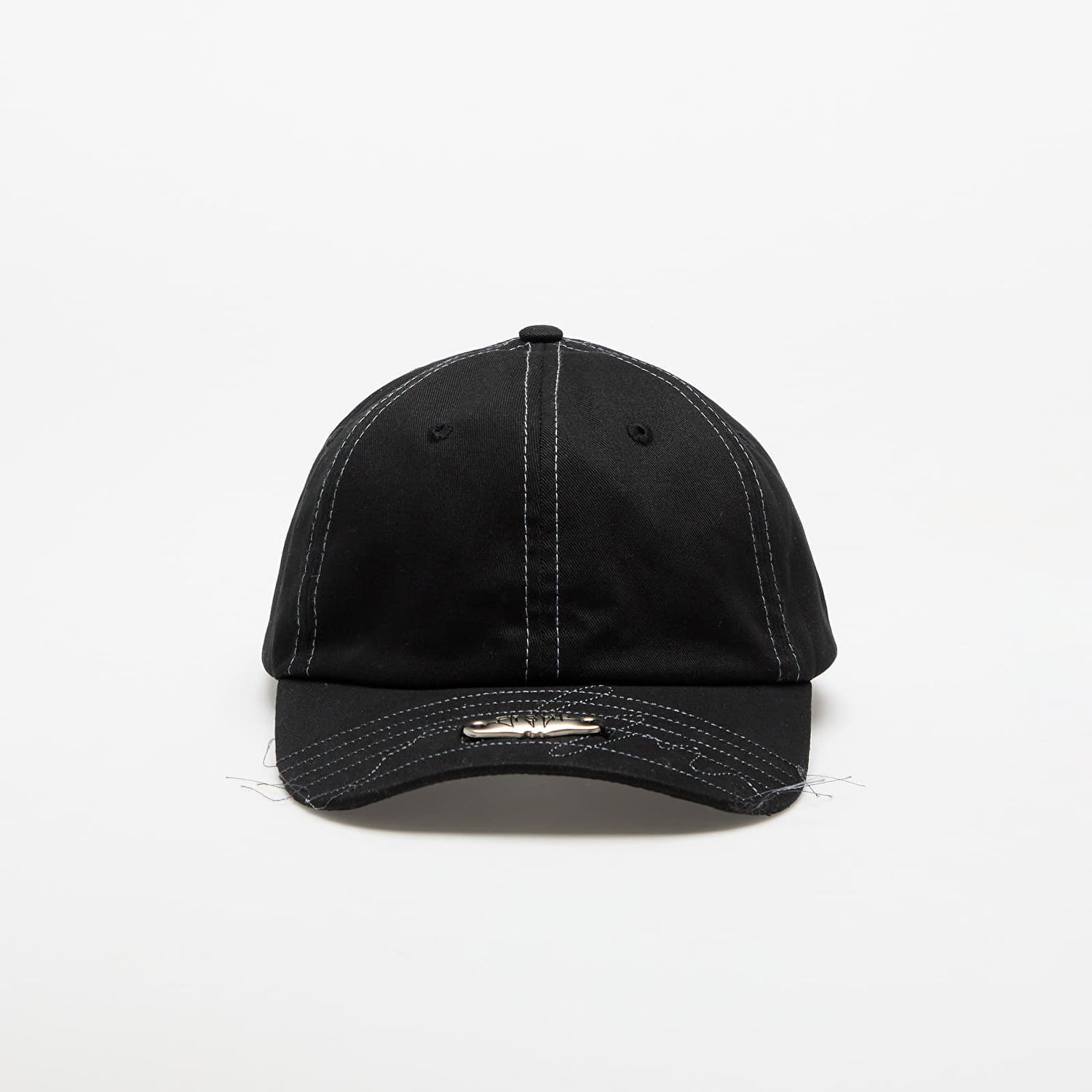 Kasket Footshop Everyday Distressed Baseball Cap Sort | FTSHP_453, 0