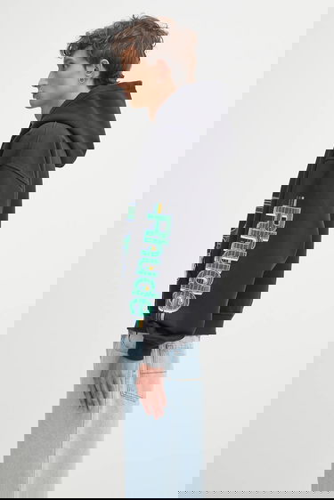 Sweatshirt Rhude Rhude Roadway Racing Hoodie Sort | RHPF25HO08012, 4