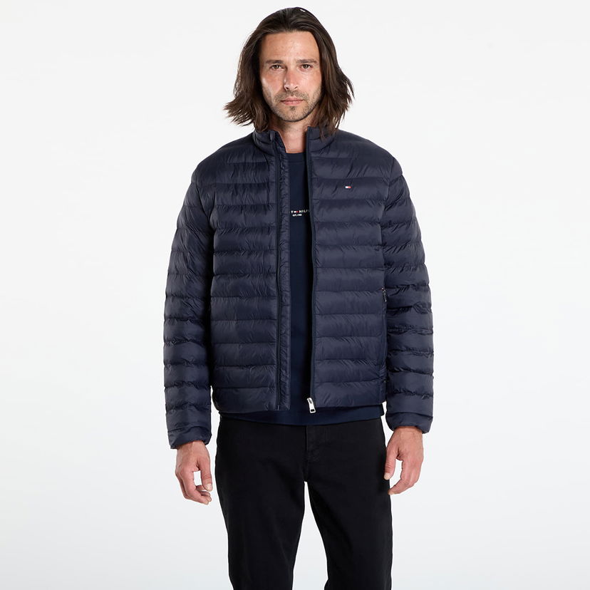 Puffer jakke Tommy Hilfiger Tommy Hilfiger Core Packable Jacket Mørkeblå | MW0MW39990 DW5