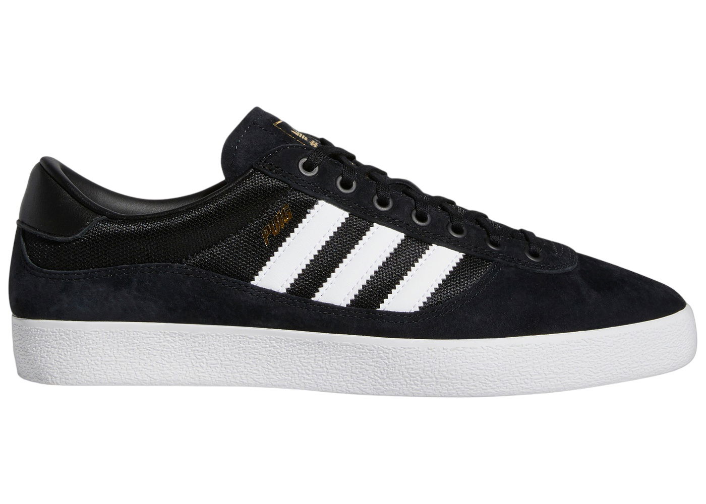 Sneakers og sko adidas Originals Puig Indoor Core Black Cloud White Pulse Lime Sort | GW5614, 0