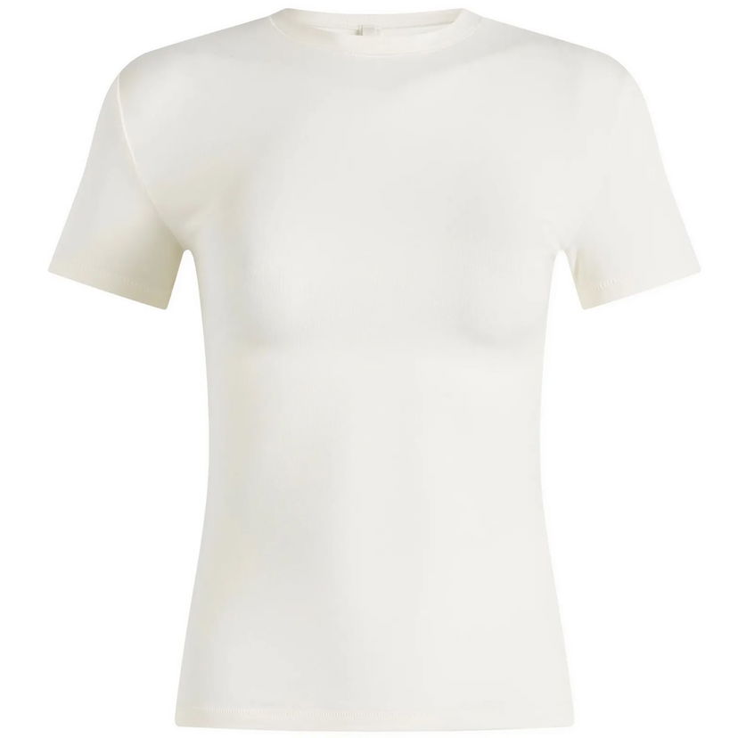 T-shirt SKIMS SKIMS Cotton Jersey T-Shirt, Size X-Small Hvid | AP-TSH-0638-MBL