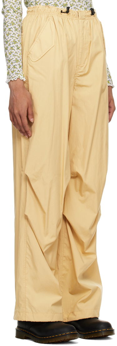 Bukser rag & bone Becky Wide Leg Trousers Gul | WAW22H70144614, 1