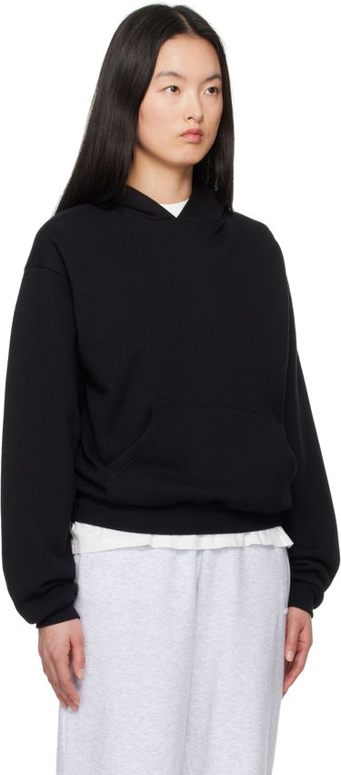 Sweatshirt SKIMS SKIMS Fleece Classic Hoodie Sort | PL-PLO-8365W, 1
