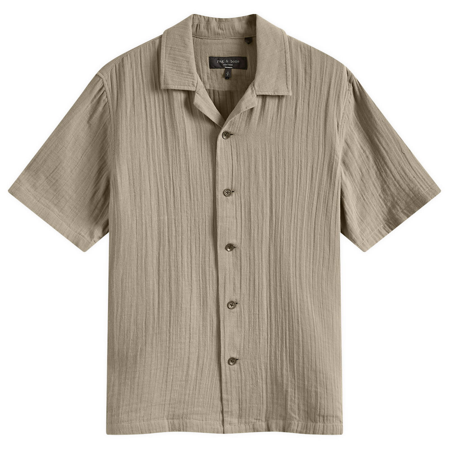 Skjorte rag & bone Knit Avery Shirt Grøn | MBW23HA458SSML-VET, 0
