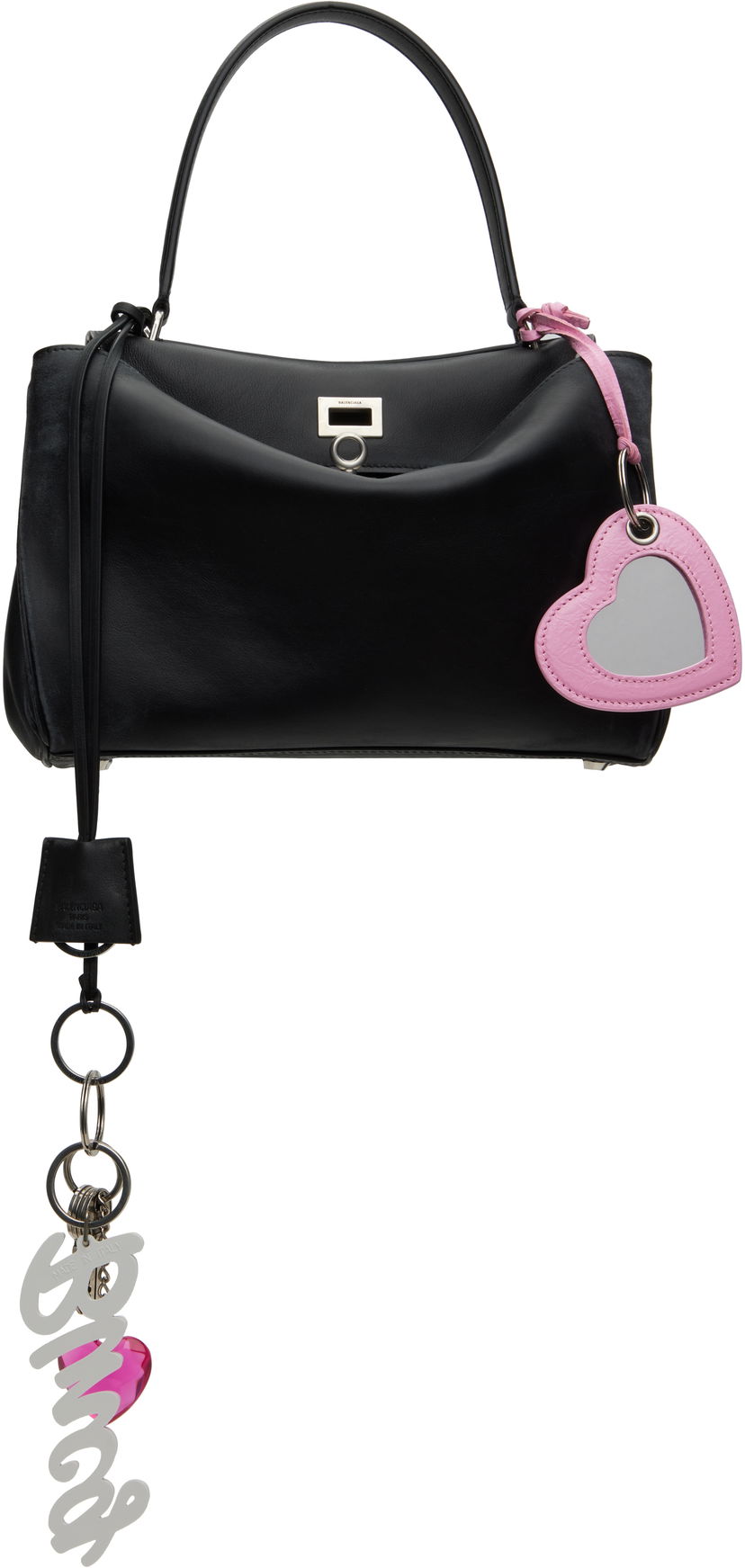 Håndtaske Balenciaga Balenciaga Rodeo Small Charm Bag Sort | 789779 2AA83