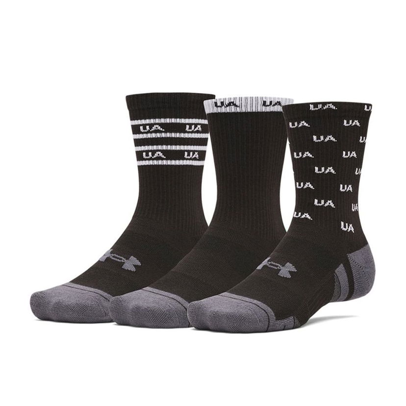 Sokker Under Armour Under Armour Performance Tech Crew Socks 3-Pack Sort | 1379515-004