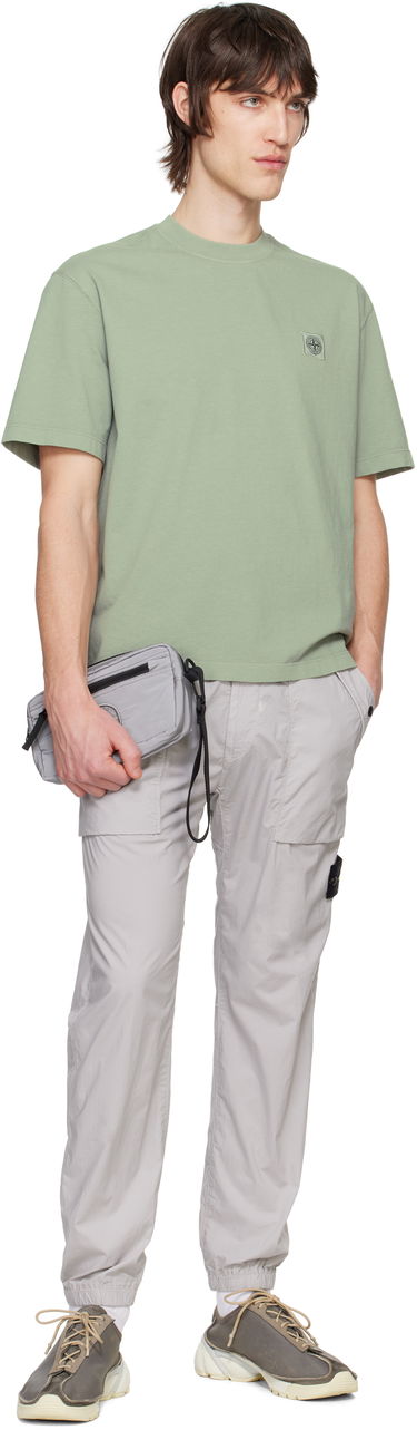T-shirt Stone Island Stone Island Combed Organic Cotton Jersey T-Shirt Grøn | K1S15 2100034 S0115, 3